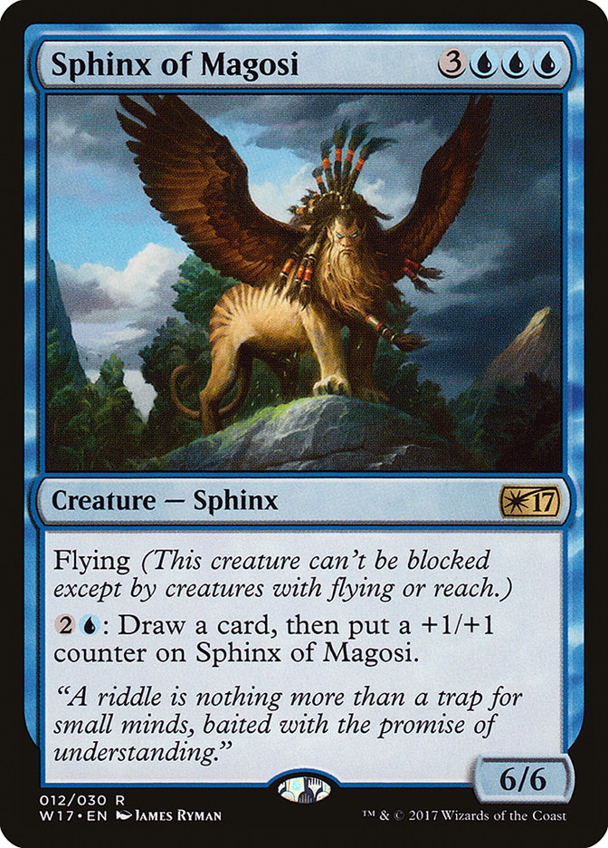 Sphinx of Magosi [Welcome Deck 2017] | Golgari Games