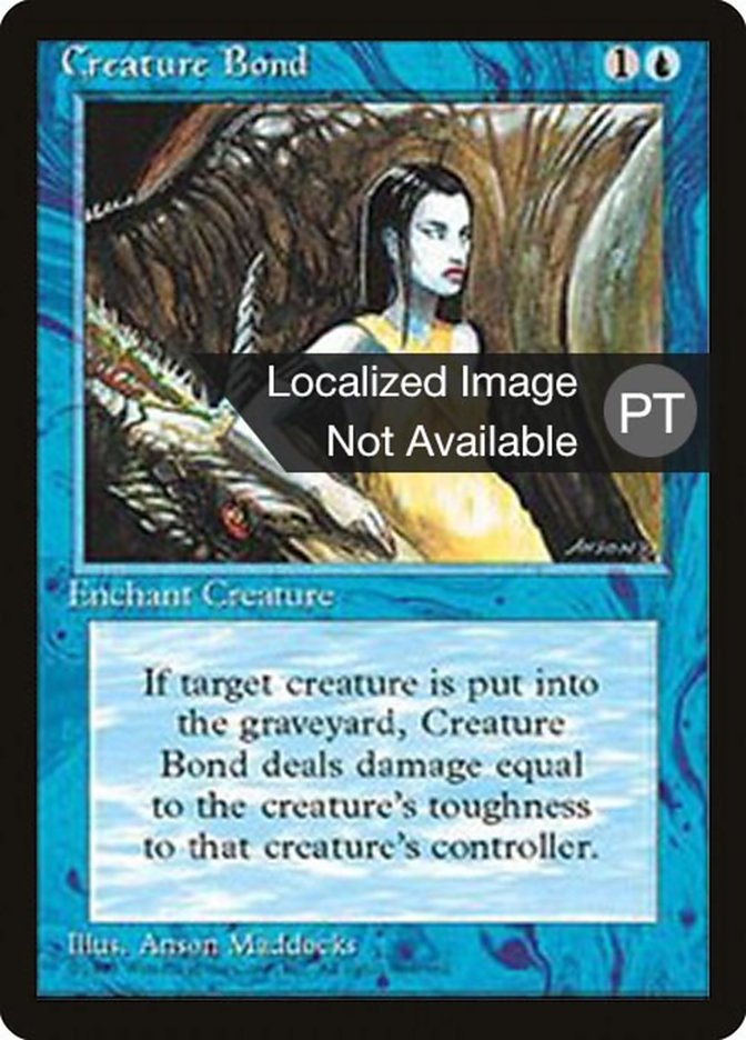 Creature Bond [Fourth Edition (Foreign Black Border)] | Golgari Games