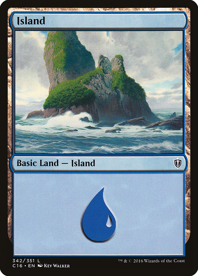 Island (342) [Commander 2016] | Golgari Games