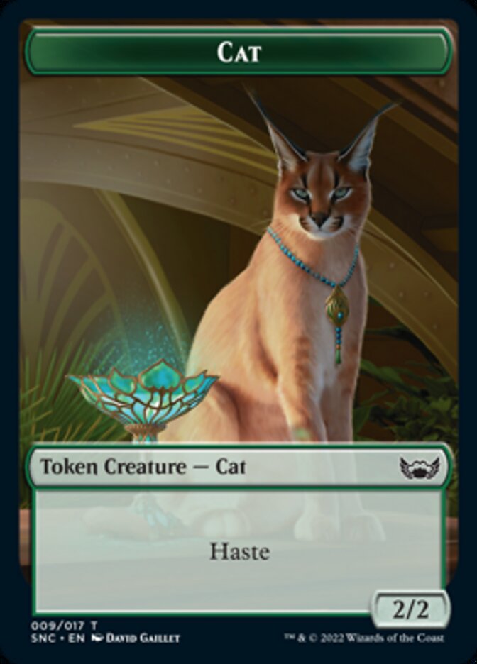 Cat // Rogue Double-sided Token [Streets of New Capenna Tokens] | Golgari Games