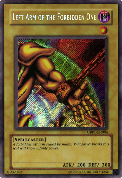 Left Arm of the Forbidden One [UBP1-EN004] Secret Rare | Golgari Games