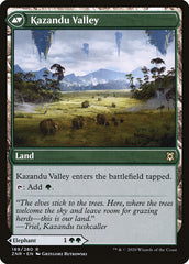 Kazandu Mammoth // Kazandu Valley [Zendikar Rising] | Golgari Games