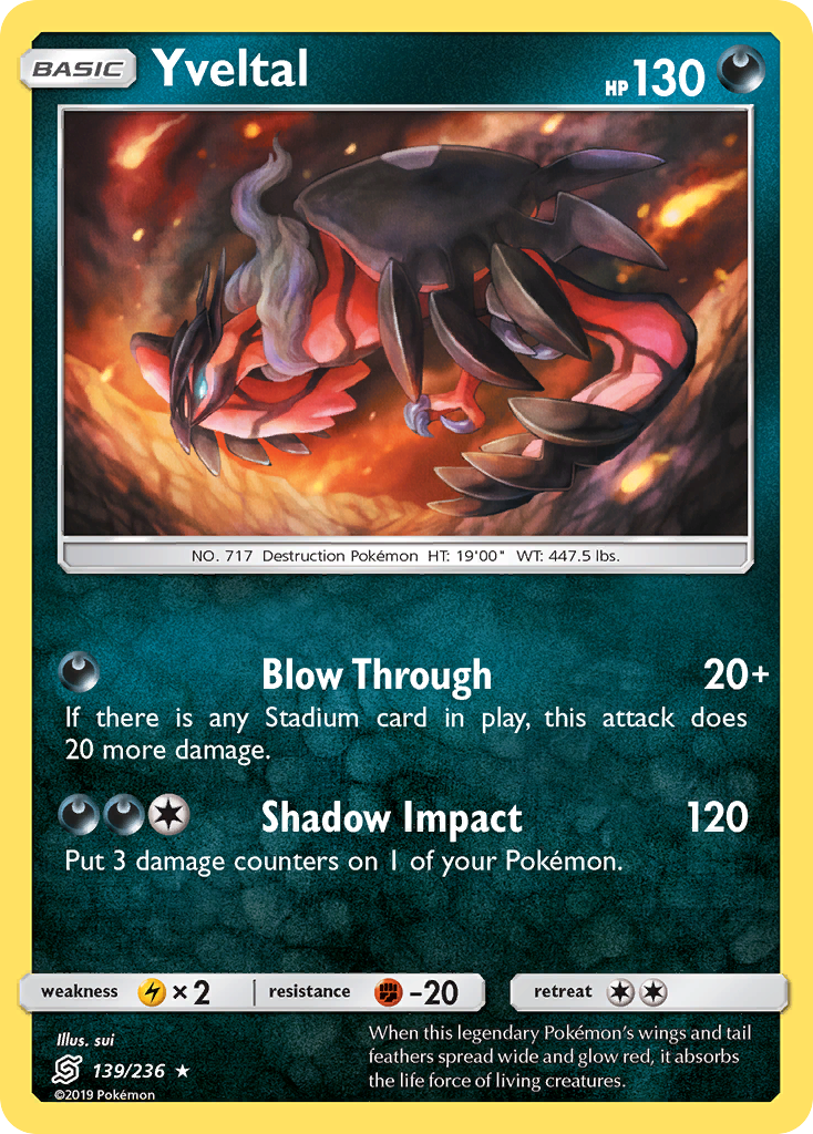 Yveltal (139/236) [Sun & Moon: Unified Minds] | Golgari Games