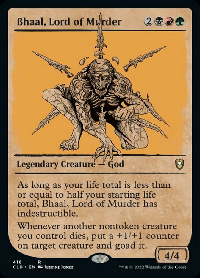 Bhaal, Lord of Murder (Showcase) [Commander Legends: Battle for Baldur's Gate] | Local Legends