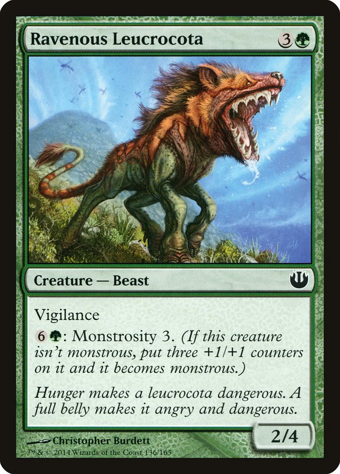 Ravenous Leucrocota [Journey into Nyx] | Local Legends