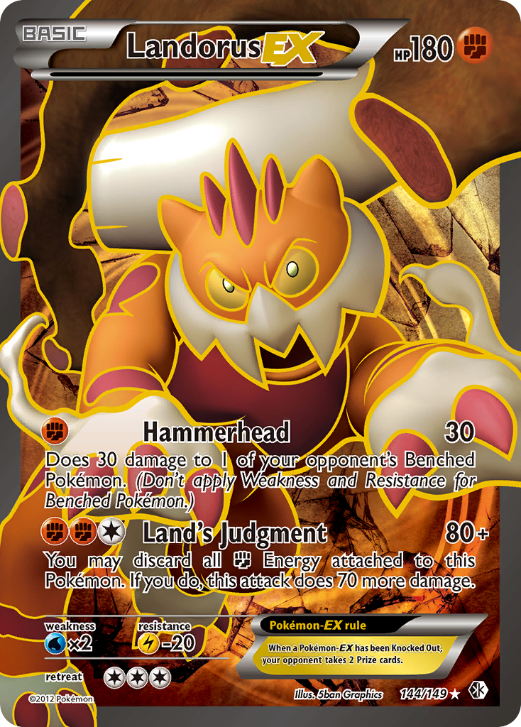 Landorus EX (144/149) [Black & White: Boundaries Crossed] | Golgari Games