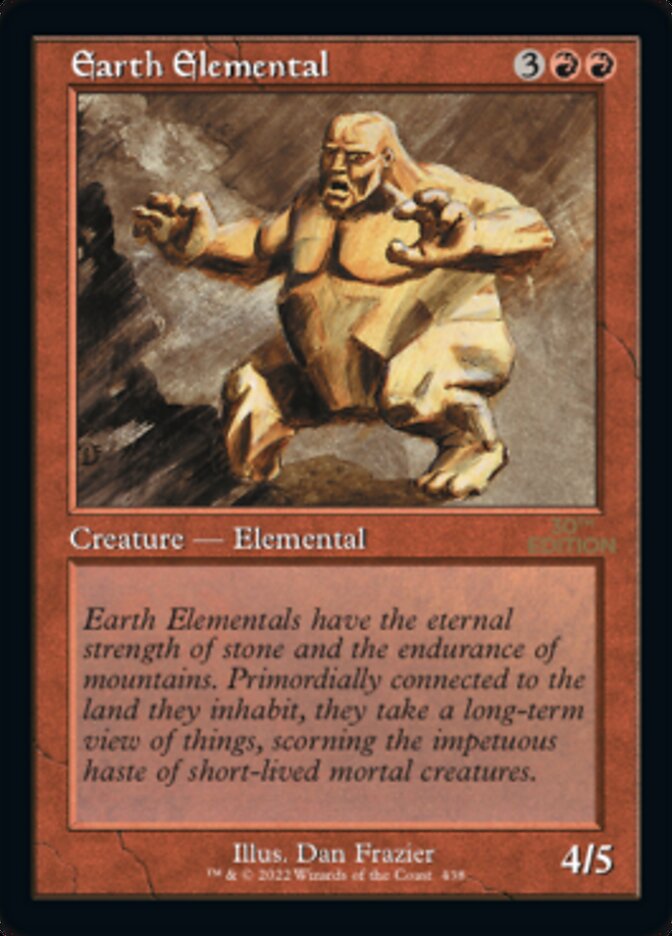 Earth Elemental (Retro) [30th Anniversary Edition] | Local Legends