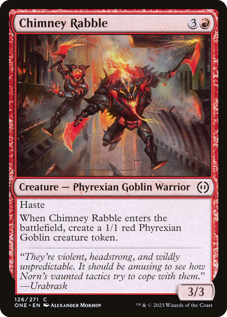 Chimney Rabble [Phyrexia: All Will Be One] | Local Legends