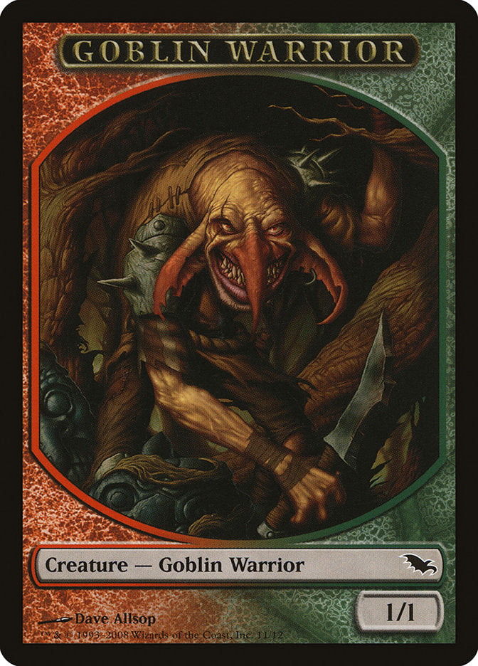 Goblin Warrior Token [Shadowmoor Tokens] | Golgari Games