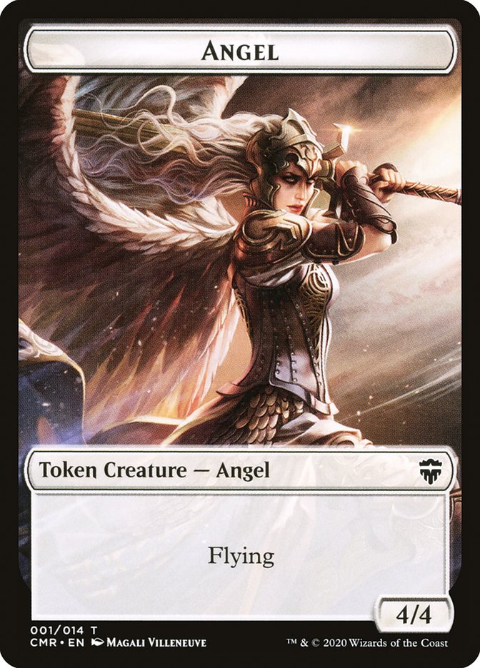 Angel // Soldier Token [Commander Legends Tokens] | Golgari Games