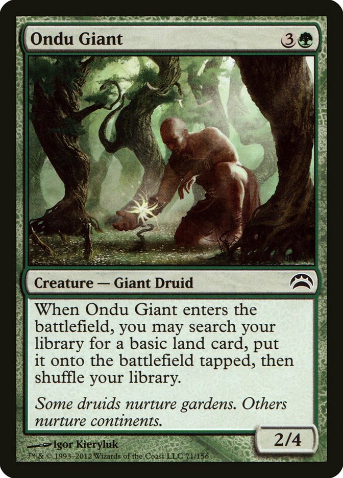 Ondu Giant [Planechase 2012] | Local Legends