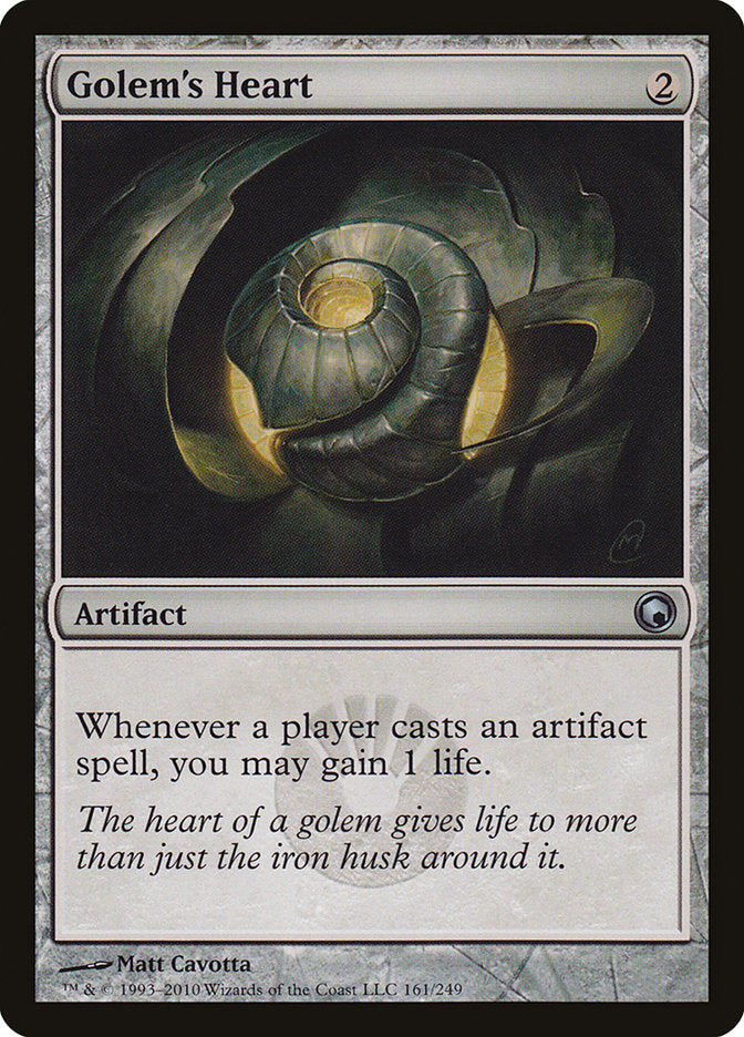 Golem's Heart [Scars of Mirrodin] | Golgari Games