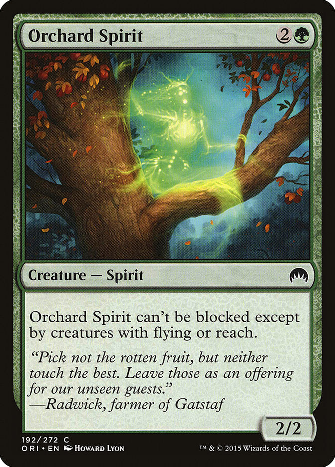 Orchard Spirit [Magic Origins] | Golgari Games