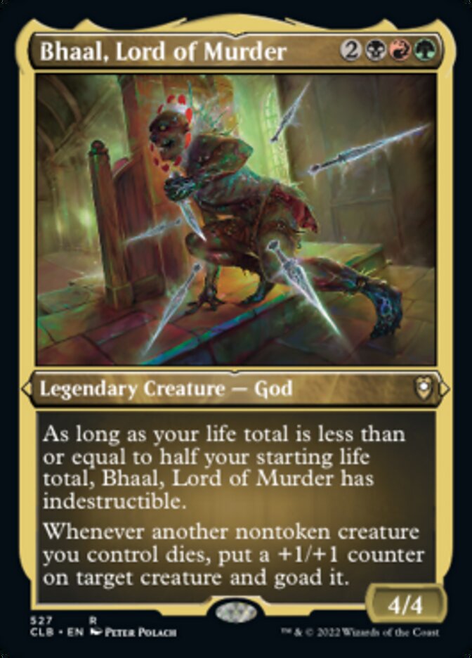 Bhaal, Lord of Murder (Foil Etched) [Commander Legends: Battle for Baldur's Gate] | Local Legends