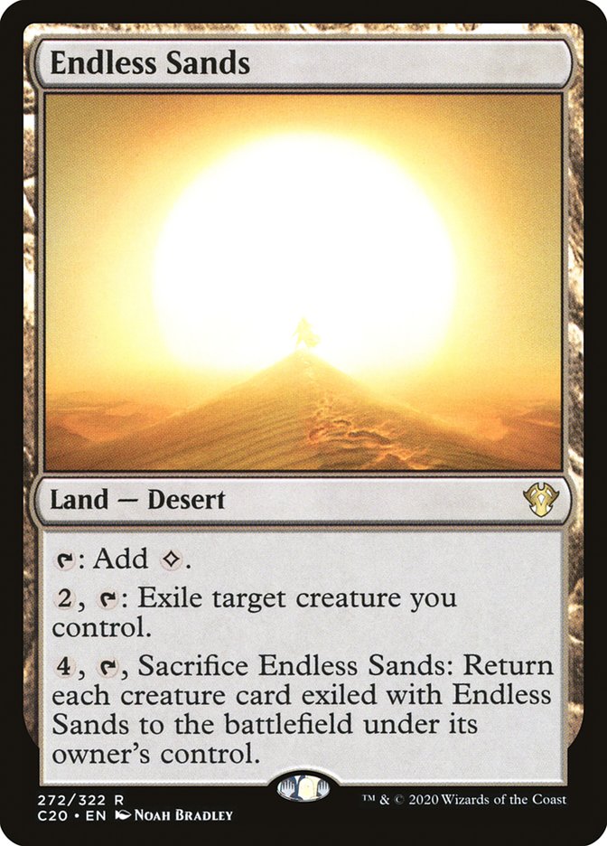 Endless Sands [Commander 2020] | Golgari Games