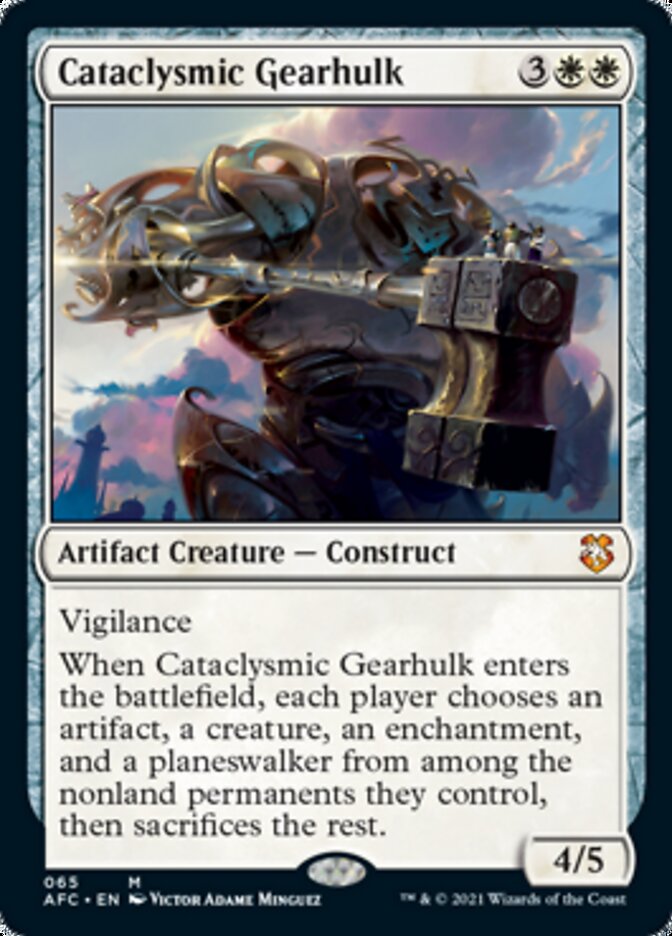 Cataclysmic Gearhulk [Dungeons & Dragons: Adventures in the Forgotten Realms Commander] | Golgari Games