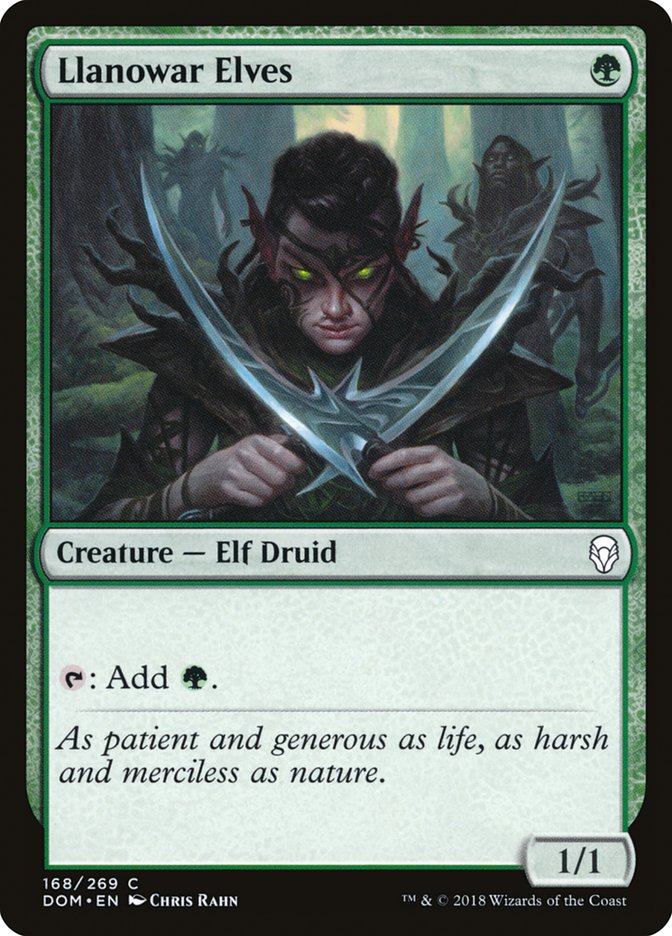 Llanowar Elves [Dominaria] | Local Legends
