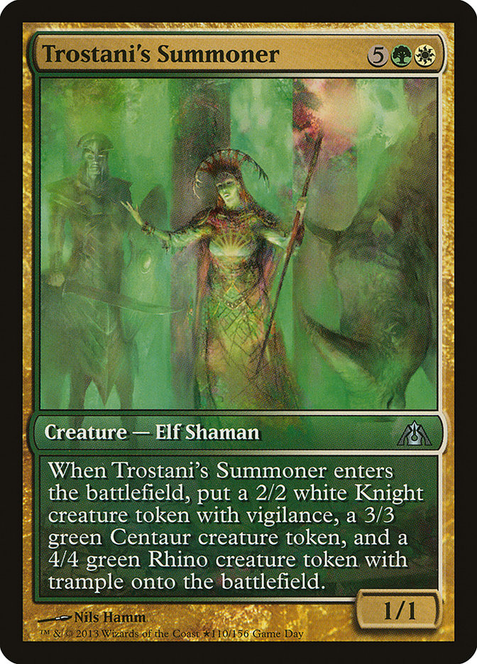 Trostani's Summoner (Game Day) [Dragon's Maze Promos] | Local Legends