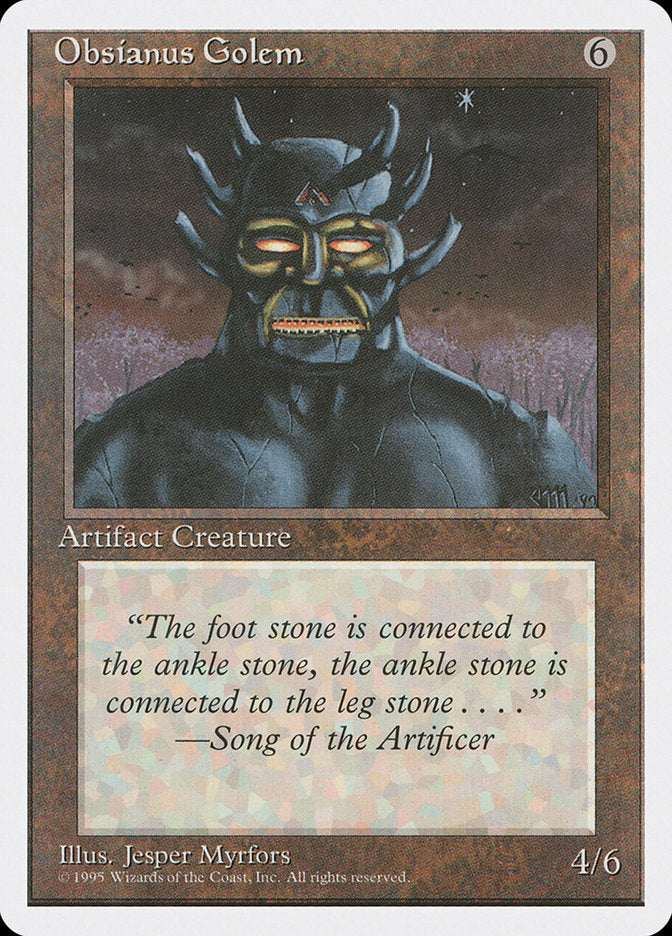 Obsianus Golem [Fourth Edition] | Local Legends