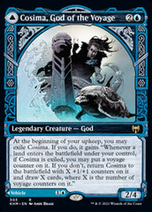 Cosima, God of the Voyage // The Omenkeel (Showcase) [Kaldheim] | Local Legends