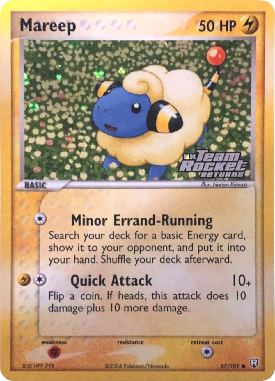 Mareep (67/109) (Stamped) [EX: Team Rocket Returns] | Local Legends
