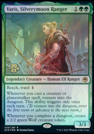 Varis, Silverymoon Ranger [Dungeons & Dragons: Adventures in the Forgotten Realms Prerelease Promos] | Golgari Games