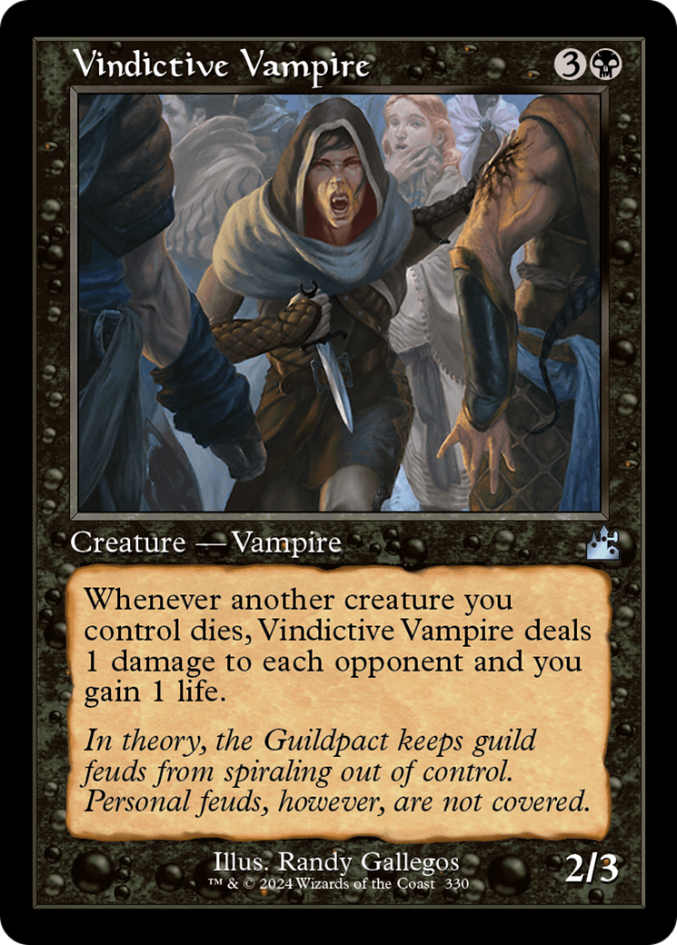 Vindictive Vampire (Retro Frame) [Ravnica Remastered] | Local Legends