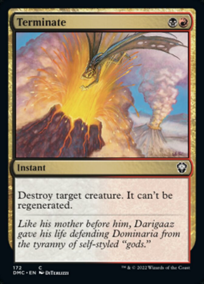 Terminate [Dominaria United Commander] | Local Legends