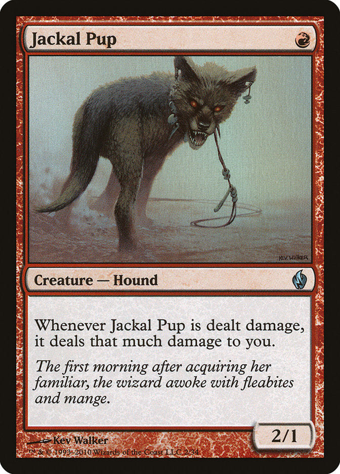 Jackal Pup [Premium Deck Series: Fire and Lightning] | Golgari Games