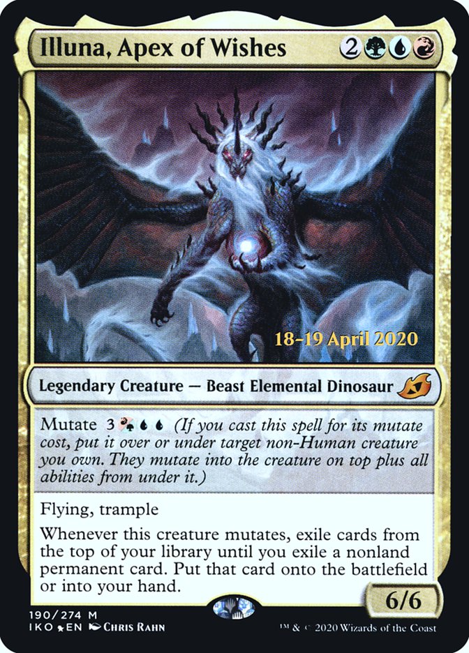 Illuna, Apex of Wishes [Ikoria: Lair of Behemoths Prerelease Promos] | Local Legends