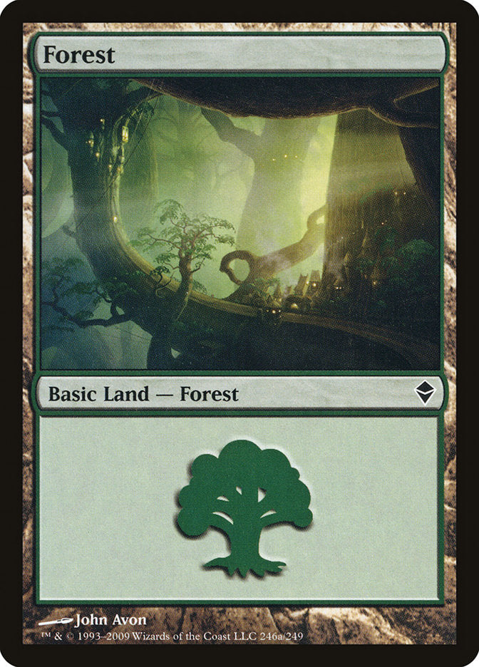 Forest (246a) [Zendikar] | Local Legends