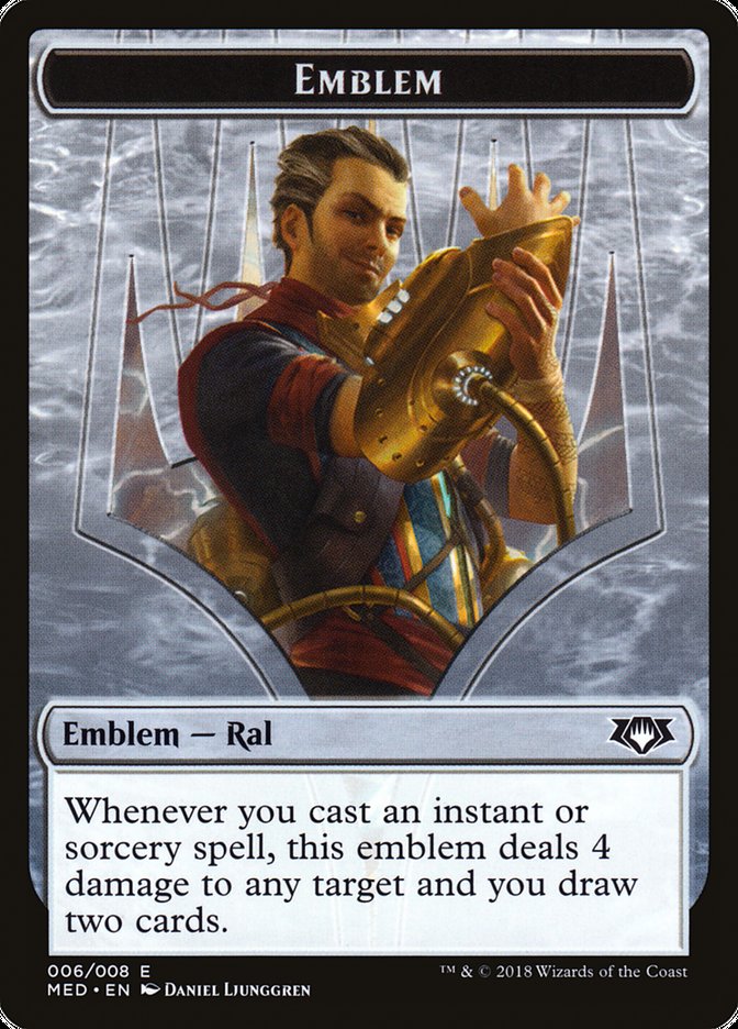 Ral, Izzet Viceroy Emblem [Mythic Edition Tokens] | Golgari Games