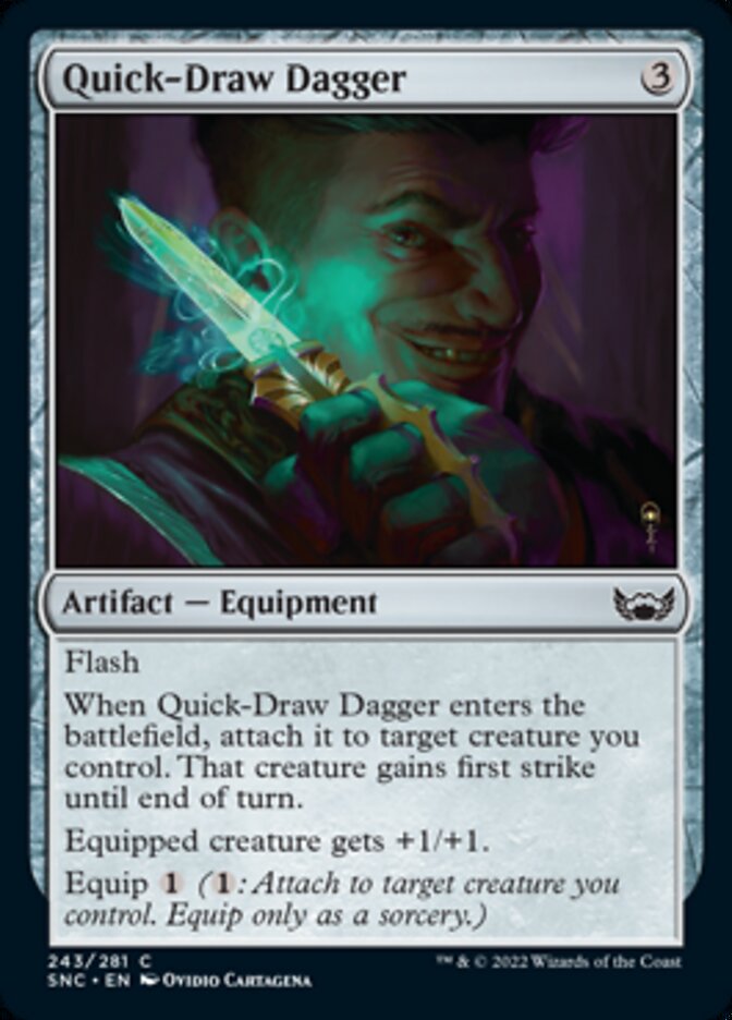 Quick-Draw Dagger [Streets of New Capenna] | Golgari Games