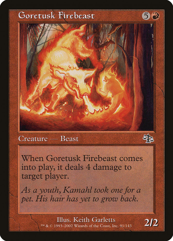 Goretusk Firebeast [Judgment] | Local Legends