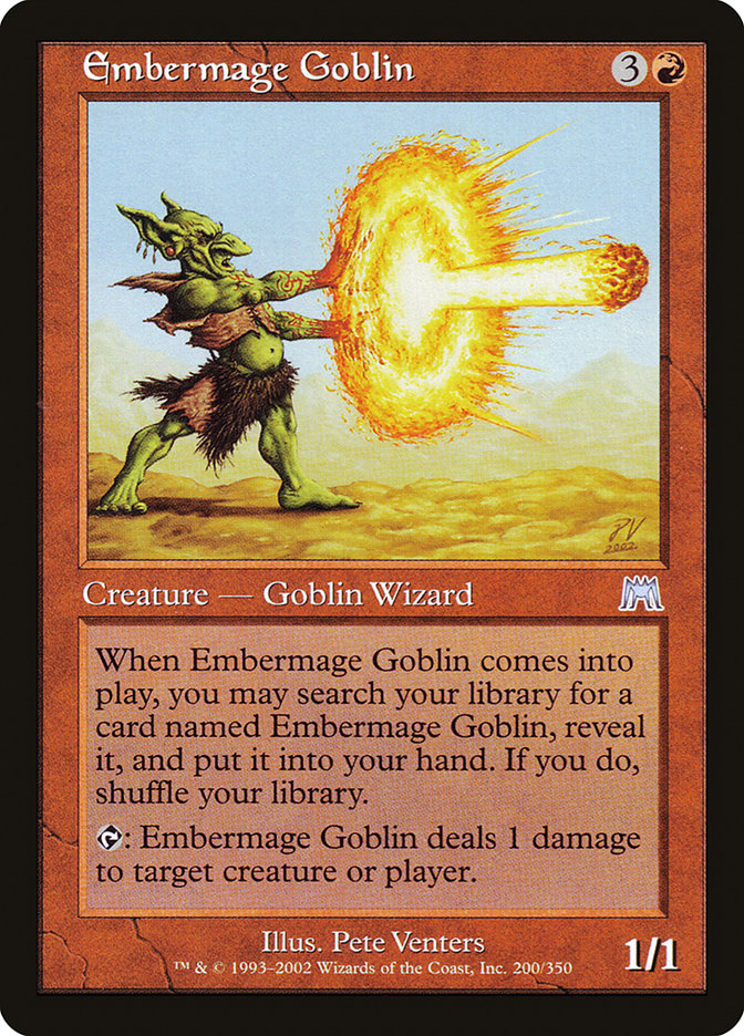 Embermage Goblin [Onslaught] | Golgari Games