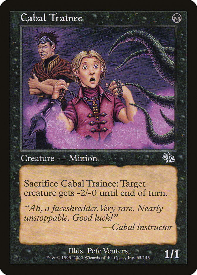 Cabal Trainee [Judgment] | Golgari Games