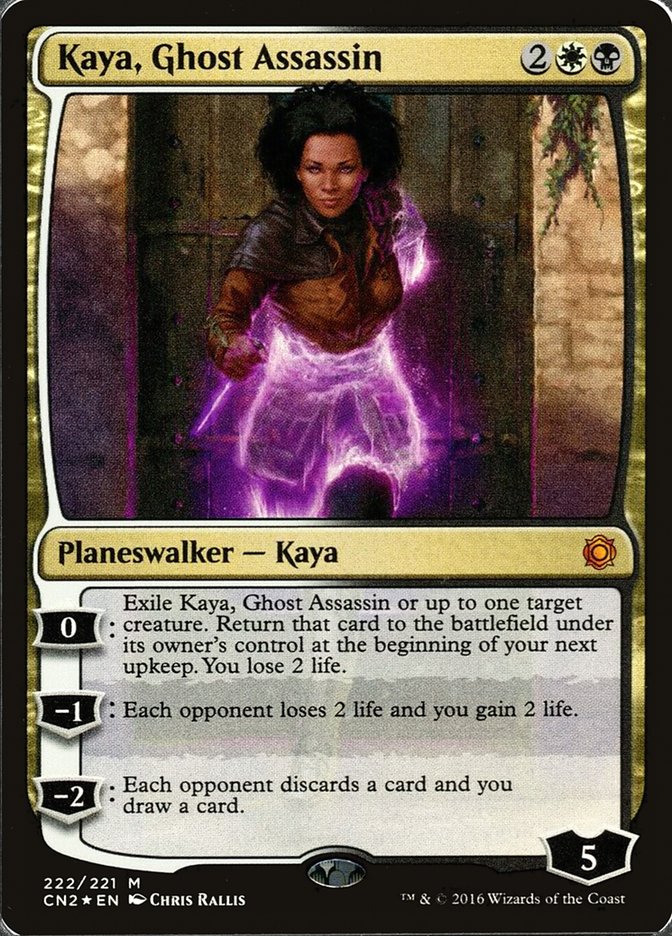 Kaya, Ghost Assassin (222/221) [Conspiracy: Take the Crown] | Golgari Games