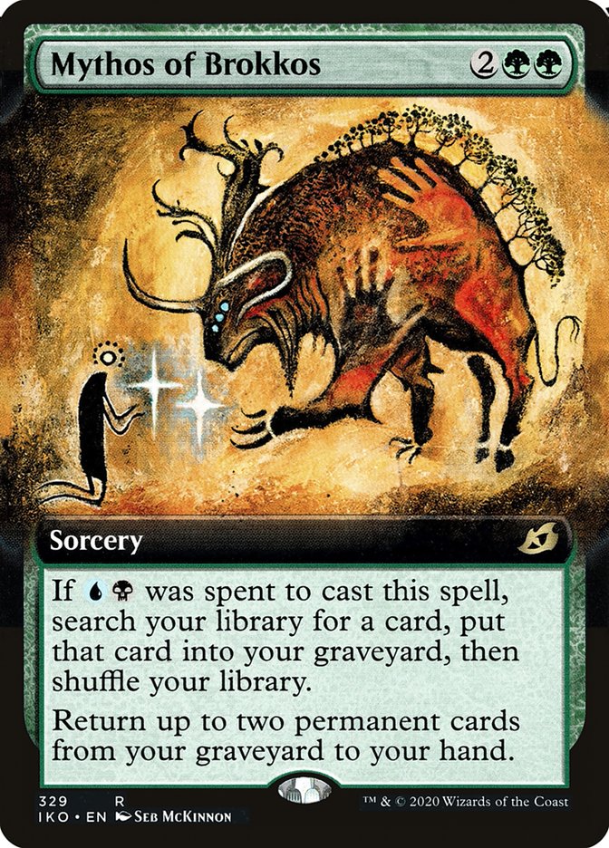 Mythos of Brokkos (Extended Art) [Ikoria: Lair of Behemoths] | Local Legends