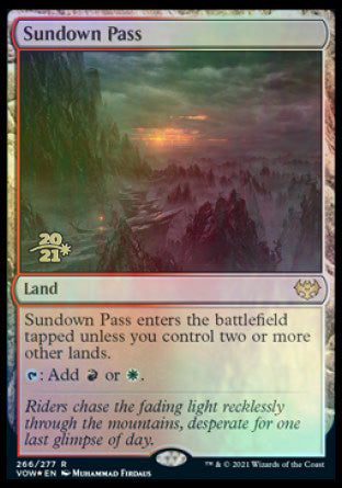 Sundown Pass [Innistrad: Crimson Vow Prerelease Promos] | Golgari Games