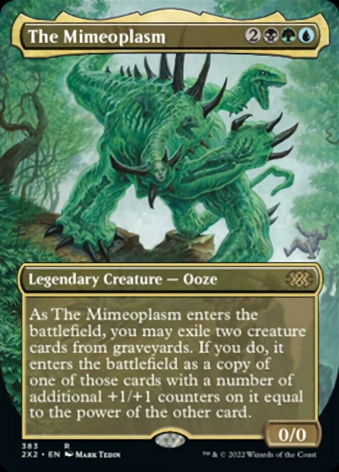 The Mimeoplasm (Borderless Alternate Art) [Double Masters 2022] | Golgari Games