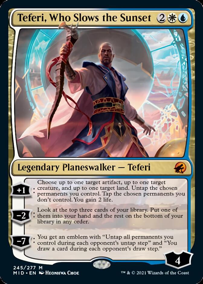 Teferi, Who Slows the Sunset [Innistrad: Midnight Hunt] | Golgari Games