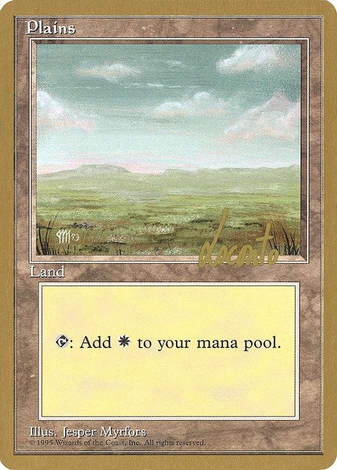 Plains (ml364) (Michael Loconto) [Pro Tour Collector Set] | Local Legends