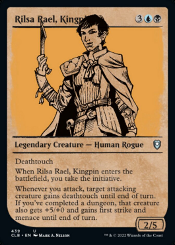 Rilsa Rael, Kingpin (Showcase) [Commander Legends: Battle for Baldur's Gate] | Golgari Games