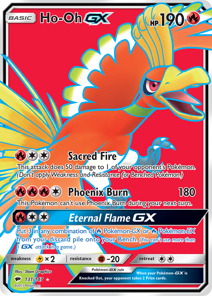 Ho-Oh GX (131/147) [Sun & Moon: Burning Shadows] | Golgari Games