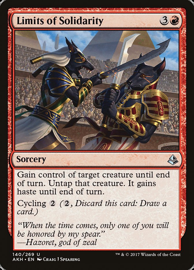 Limits of Solidarity [Amonkhet] | Local Legends