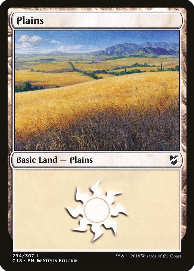 Plains (294) [Commander 2018] | Local Legends