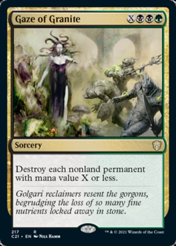 Gaze of Granite [Commander 2021] | Local Legends