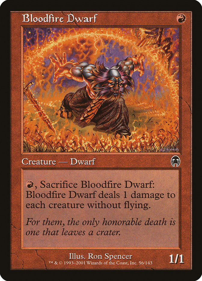 Bloodfire Dwarf [Apocalypse] | Local Legends