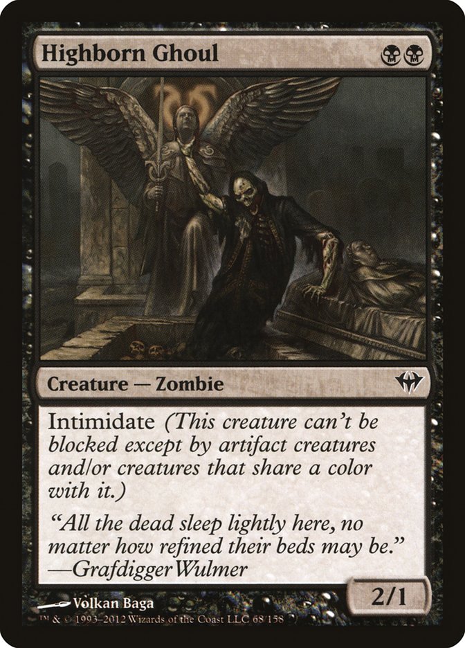 Highborn Ghoul [Dark Ascension] | Local Legends