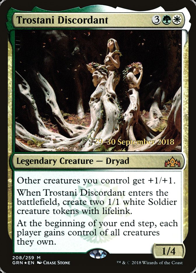 Trostani Discordant [Guilds of Ravnica Prerelease Promos] | Golgari Games